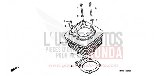 CYLINDRE FX650Y de 2000